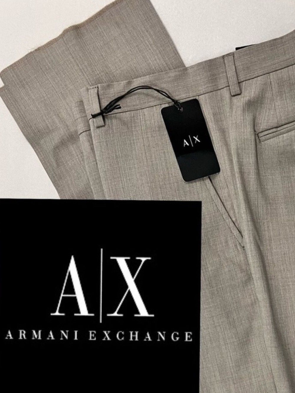NWT $220 Armani Exchange Lightweight Wool Men’s Slacks